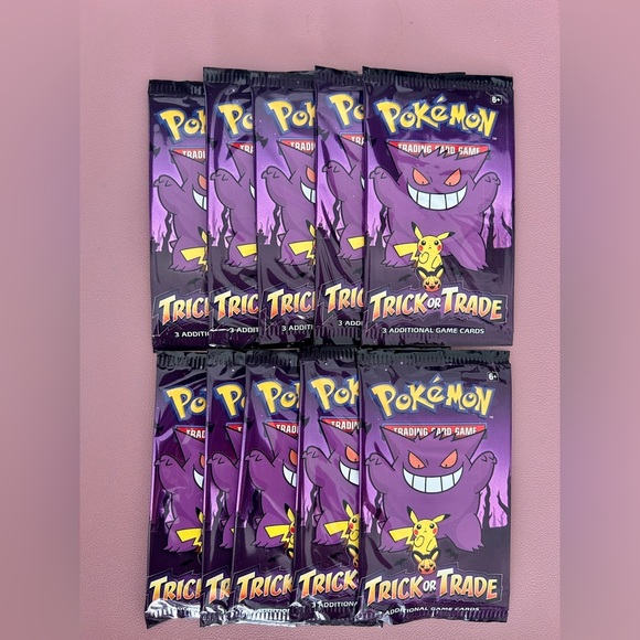 Pokemon Sealed Trick or Trade Bundle - 10 Pack - Picture 1 of 9